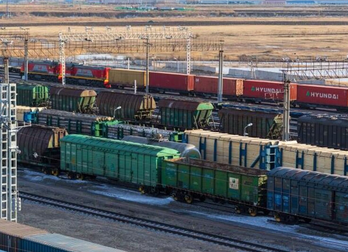 РЖД на 20% увеличила экспортные перевозки в направлении Казахстана в январе-апреле 2026-го